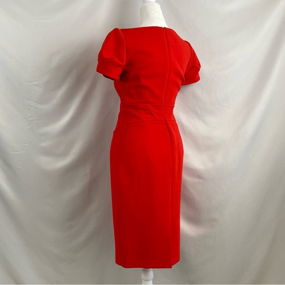 Karen Millen Red Corset Effect Dress - Picture 9 of 9